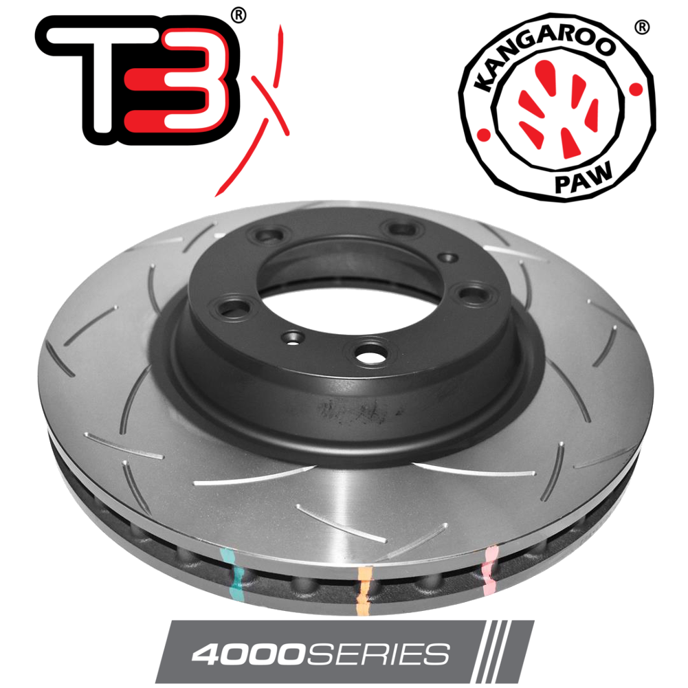DBA T3 4000 Series 330mm Front Discs Pair Porsche 997 C4S / Targa / GTS / Carrera S