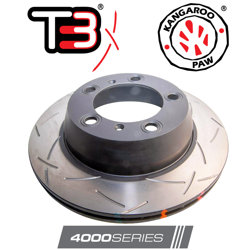 DBA T3 4000 Series 299mm Rear Discs Pair Porsche 718 2.5 Turbo / Boxster / Cayman / GTS