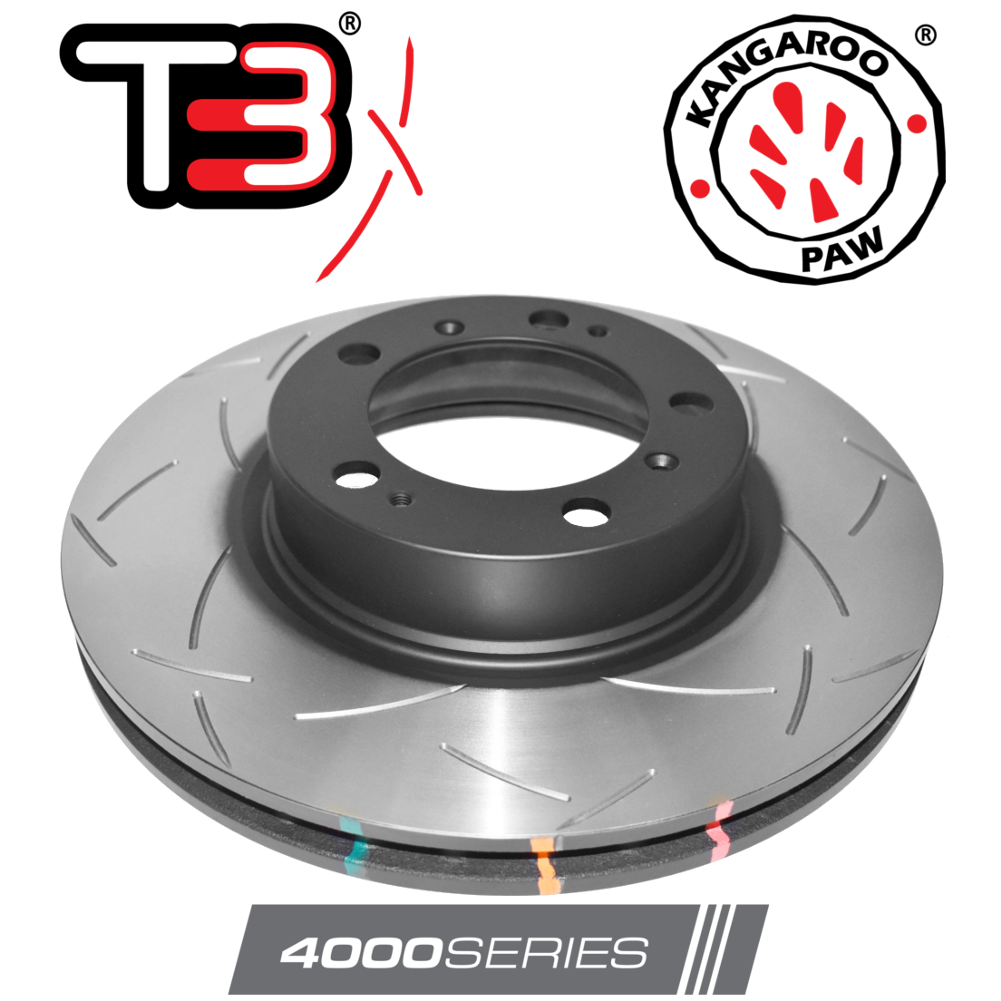 DBA T3 4000 Series 318mm Front Discs Pair Porsche 987 Boxster S / Cayman S / Sport / R