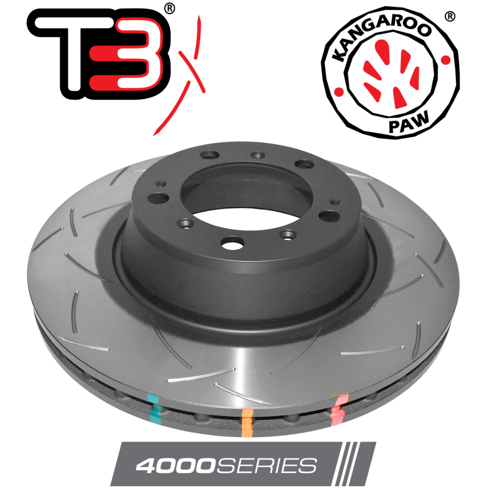 DBA T3 4000 Series 299mm Rear Discs Pair Porsche 981 Boxster S / 718 Cayman 2.0 Turbo