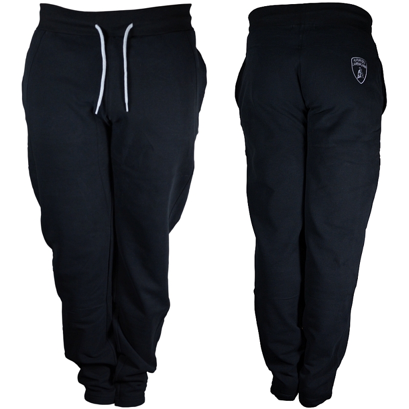 Automobili Lamborghini Men's Black Casual Track Pants