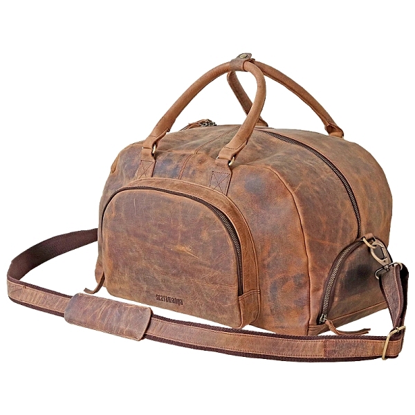 Scaramanga Leather Holdall