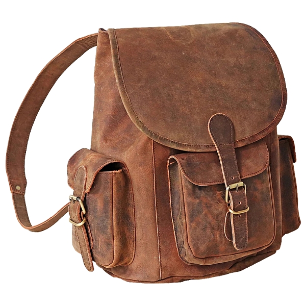 Scaramanga Leather Rucksack