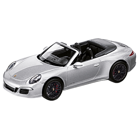 Porsche 911 Carrera GTS Cabriolet Rhodium Silver 1:43 Diecast Scale Model
