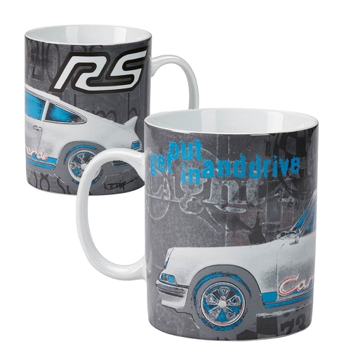 Porsche Porcelain Mug 911 Carrera RS 2.7 1973