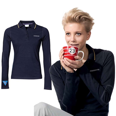 Porsche Ladies Martini Racing Dark Blue Rugby Shirt 2011 Edition